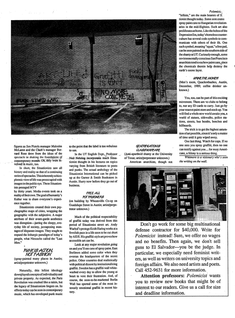 I was the One Who Knocked 98 1990 2 Polemicist Graffiiti 2