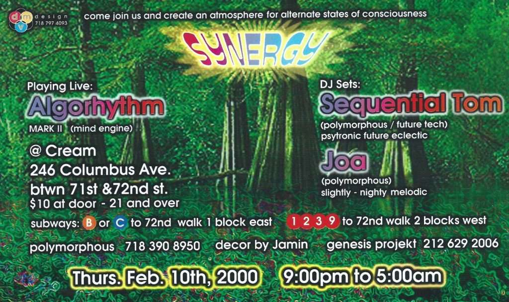 2000 NYC Psytrance 121 2000 2 10 Polymorphous 2