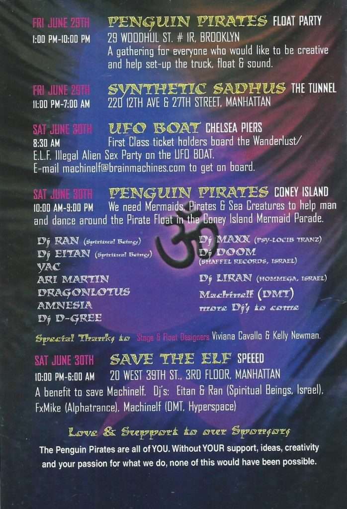 2001 NYC Psytrance 193 2001 6 30 Mermaid 2