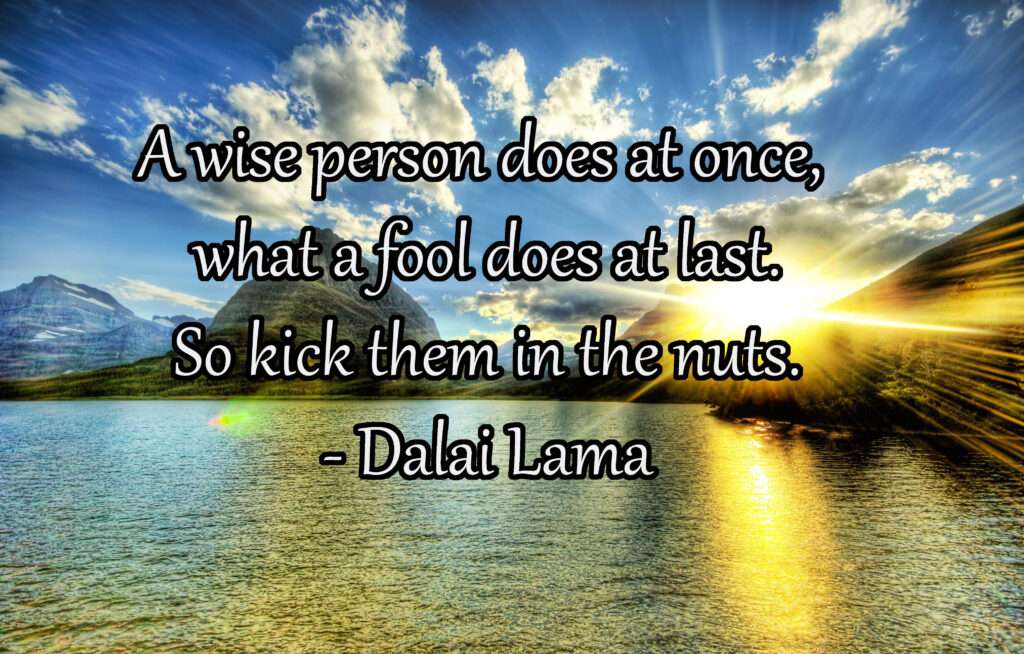 Kick them in the nuts