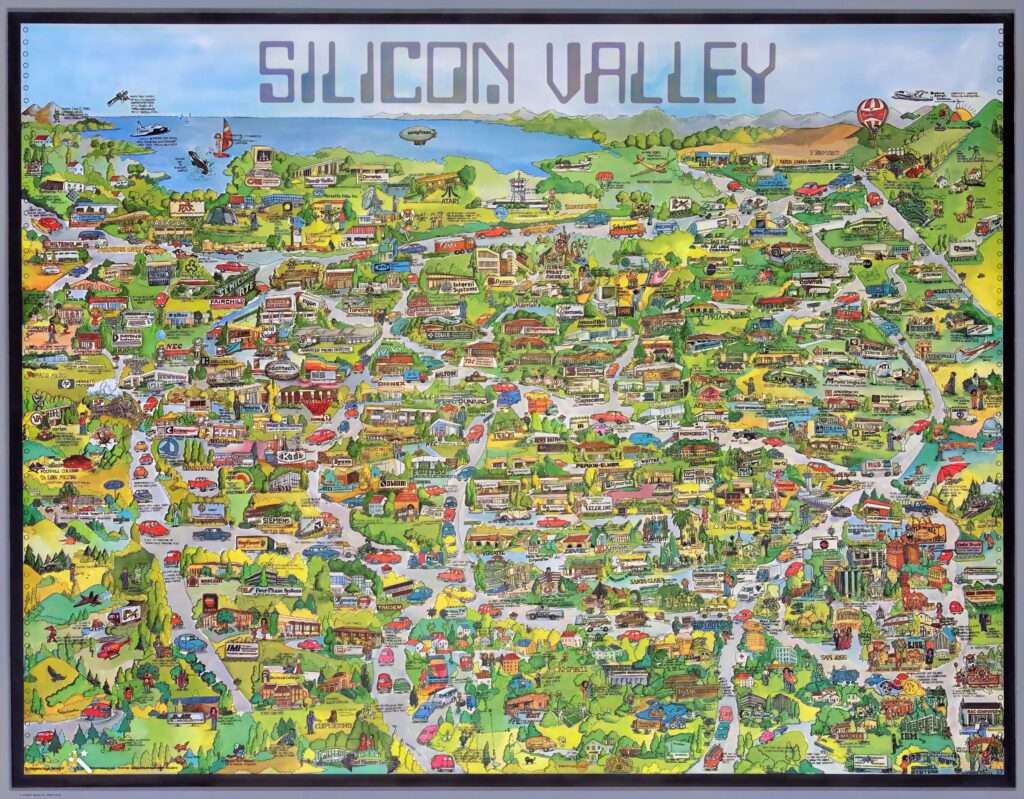 Silicon Valley 1982 Enhanced Color Restored