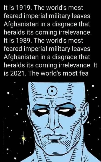 The Silver Lining in Afghanistan 89 Afghanistan Dr Manhattan
