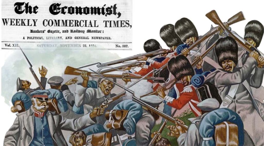 The Economist's article in 1854 on the Crimean War could be written today with zero changes 88 Economist 1854