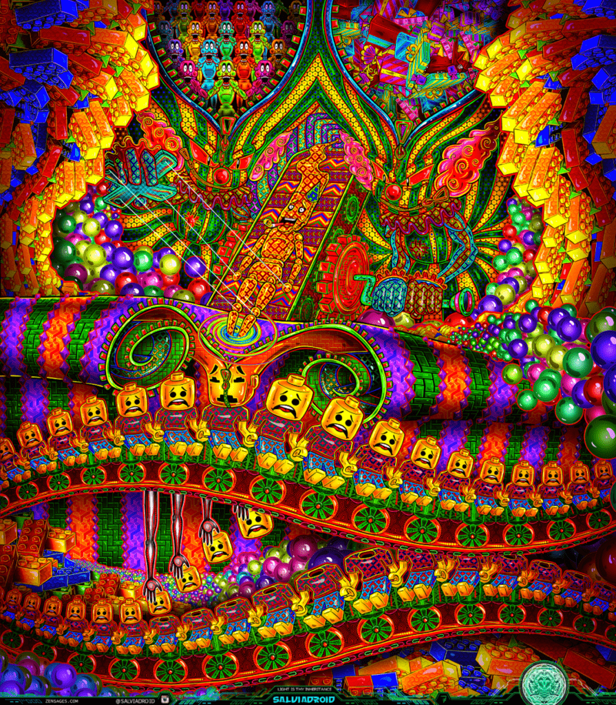 Visionary Art by Artist 87 Salvia Droid The Seers Portal