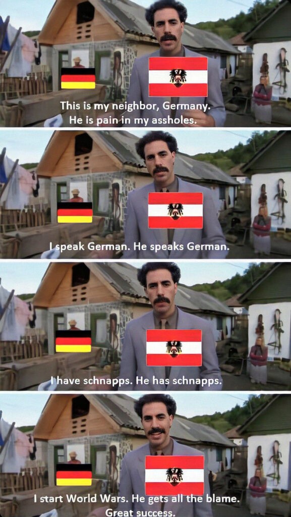 National Stereotypes 158 Austria Germany Enhanced Color Restored