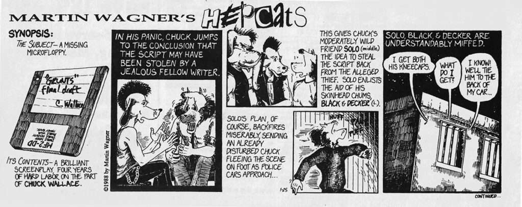 That time Martin Wagner made me into a comic character 88 Daily Texan Hepcats Martin Wagner Han