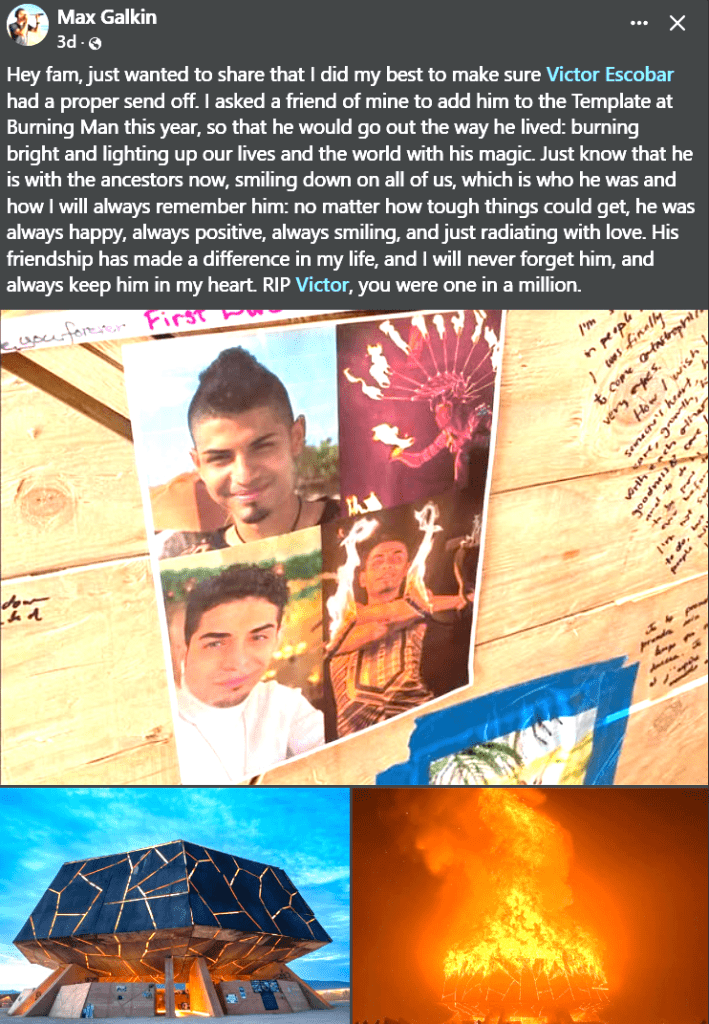 Victor Enrique Escobar Galo 91 Max Victor