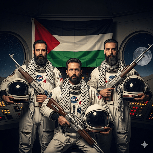 Why we must destroy Israel before they grow backbones 89 Palestinian astronauts