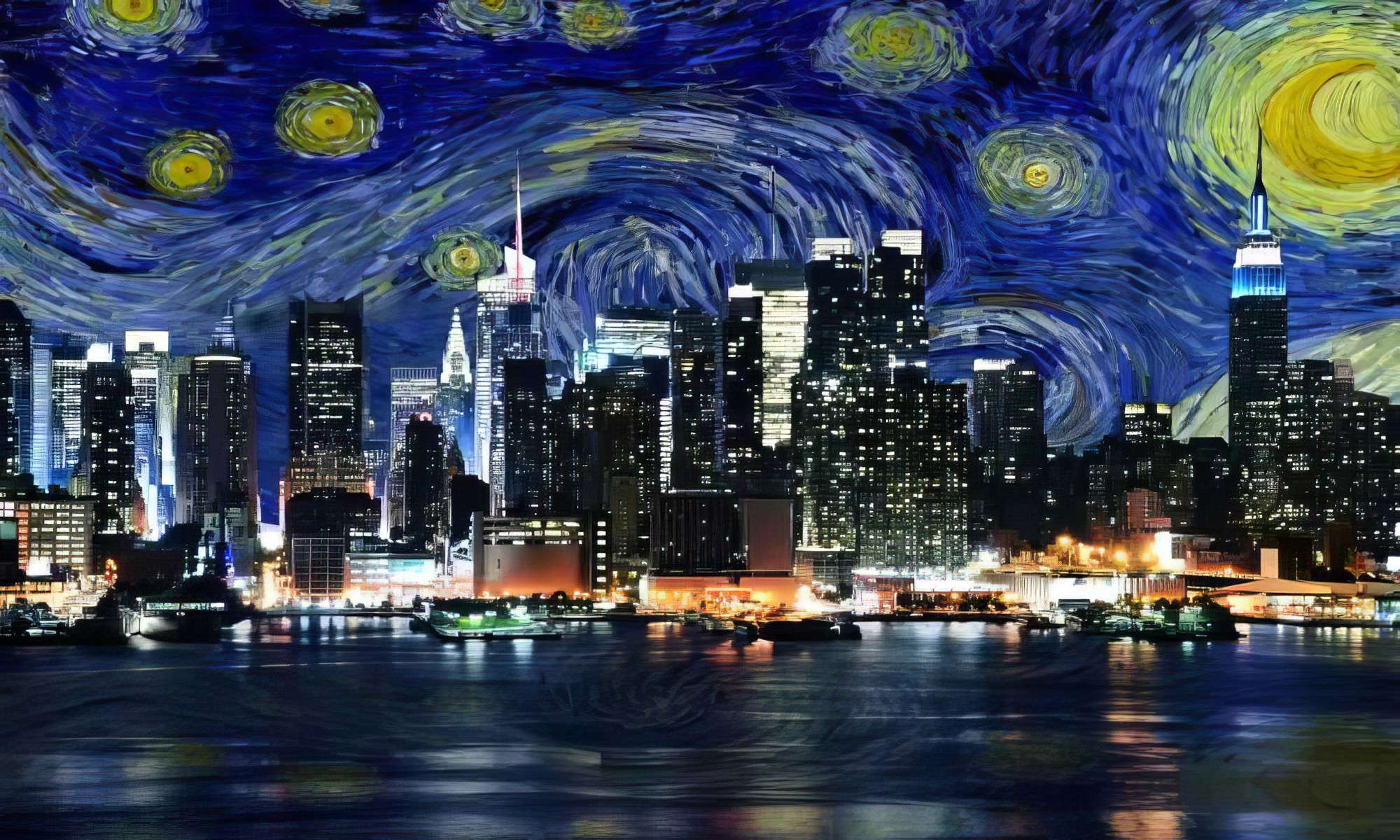 NYC Starry Night topaz upscale