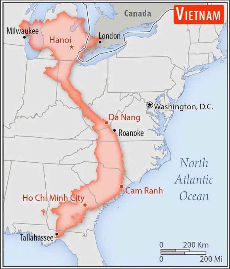 Iran = Iraq² 93 Vietnam US